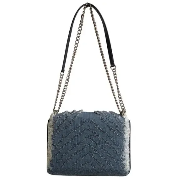 Kate Spade Denim Amelia Jeweled Shoulder Bag w/ Crystal Spade - Picture 6 of 16